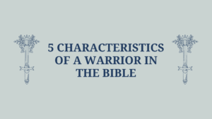 5 Characteristics of a Warrior in The Bible